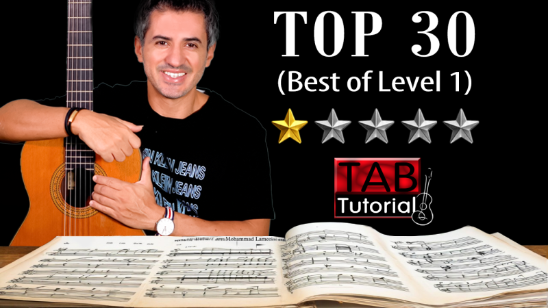 Top 30 Easy Fingerstyle Guitar Songs